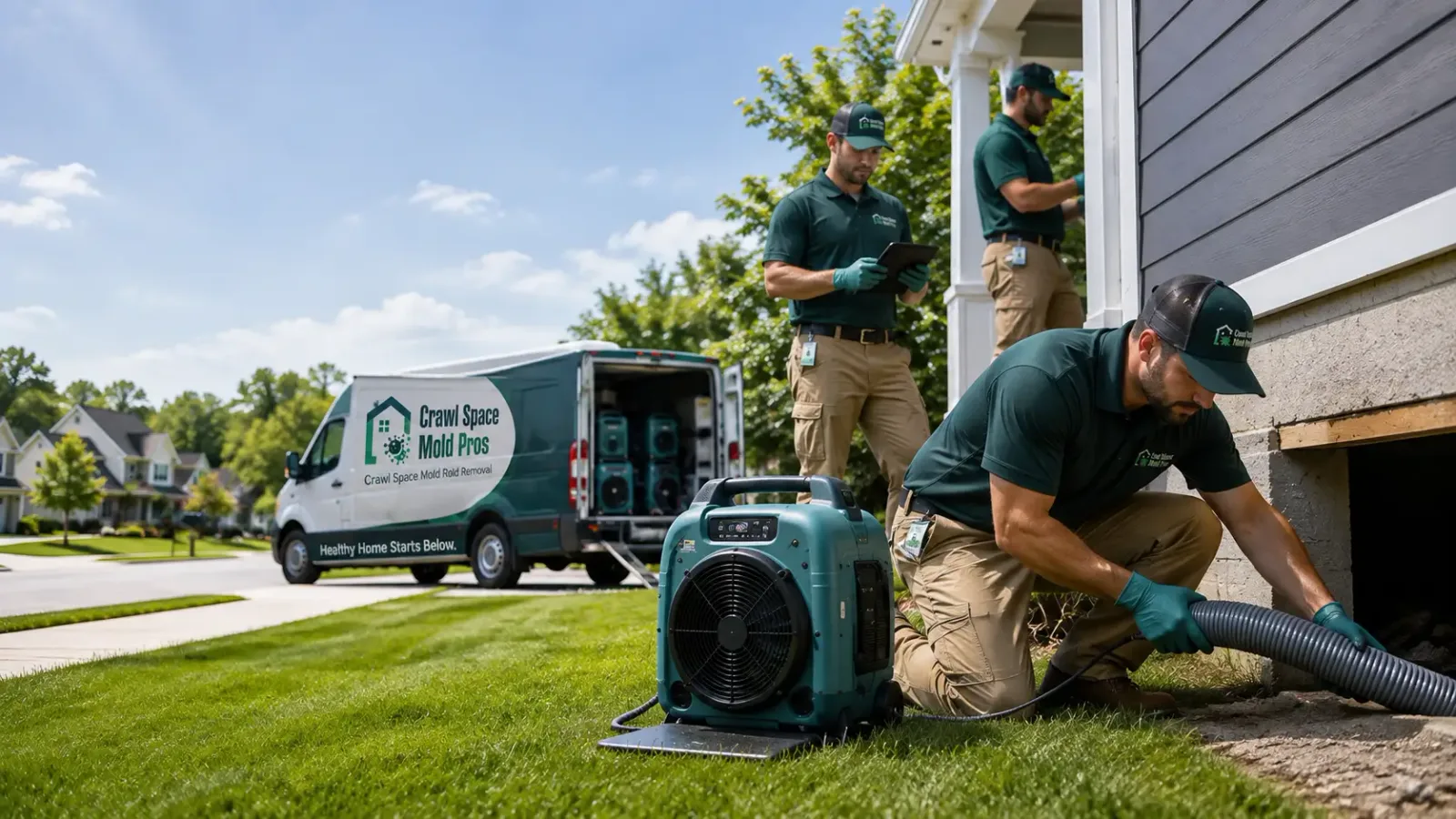 Crawl Space Mold Removal in Sumner, NE
